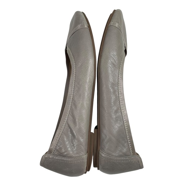 Vionic Carol Ballet Flats Womens Size 10 Gray Leather Round Toe‎ Comfortable - Picture 4 of 9